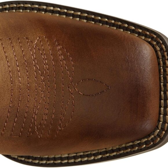 Women's Cowgirl Boots Wide Square Toe Faux Leather Size 10 Western Horse Riding - Picture 4 of 8